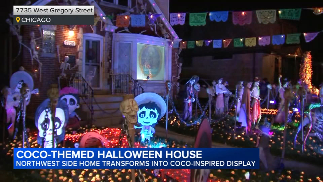 Chicago Halloween display inspired by Disney's 'Coco' draws hundreds to home on Northwest Side
       — ABC 7 Bay Area
