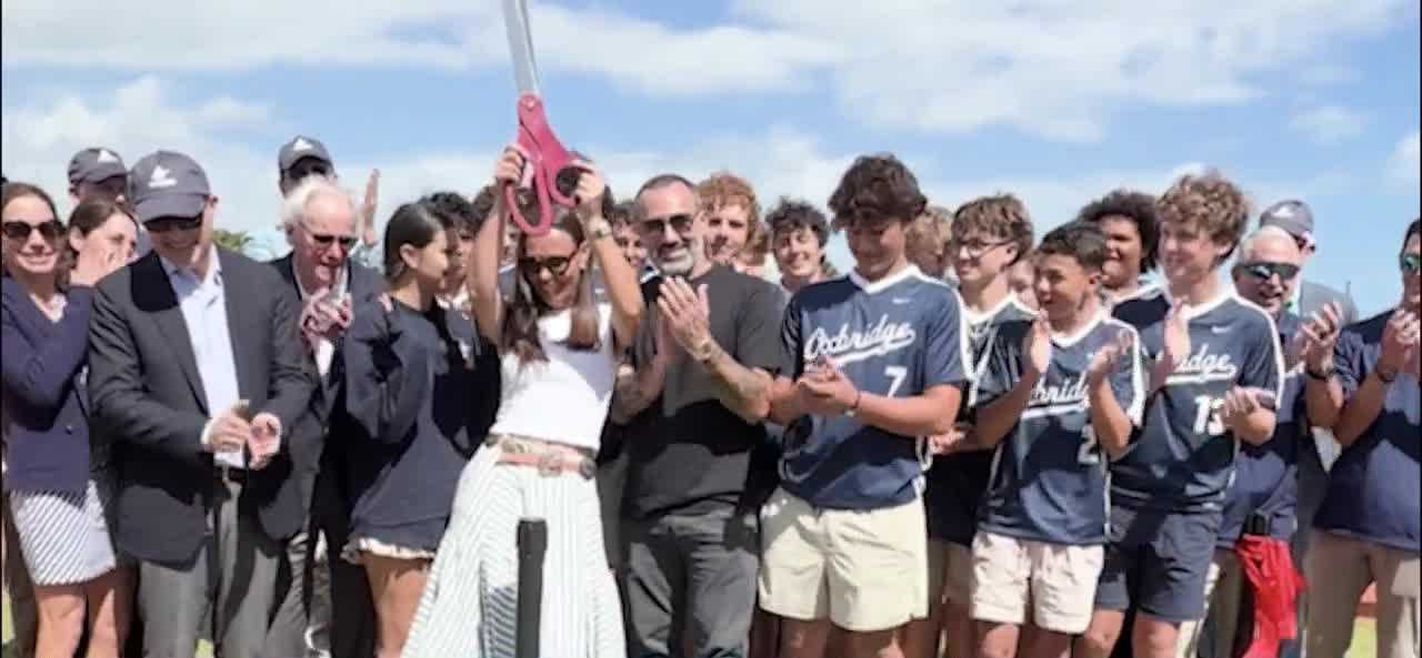 Oxbridge Academy celebrates new baseball stadium with ribbon-cutting ceremony — WPBF Sports Palm Beach