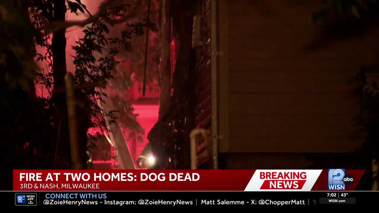 Dog killed during overnight fire that spread from one Milwaukee home to a second — WISN 12 Milwaukee, Moraga Community news