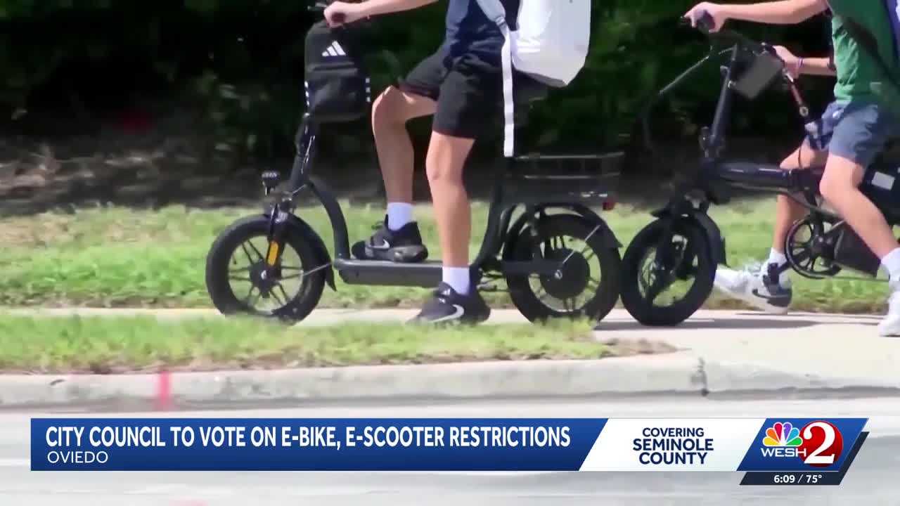 Oviedo city council to vote on micromobility rules to improve sidewalk safety — WESH 2 Orlando, Moraga Government news