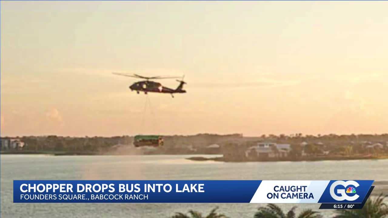 A Black Hawk carrying a school bus over Florida town had residents asking one question: Why? — WESH 2 Orlando, Moraga Schools news