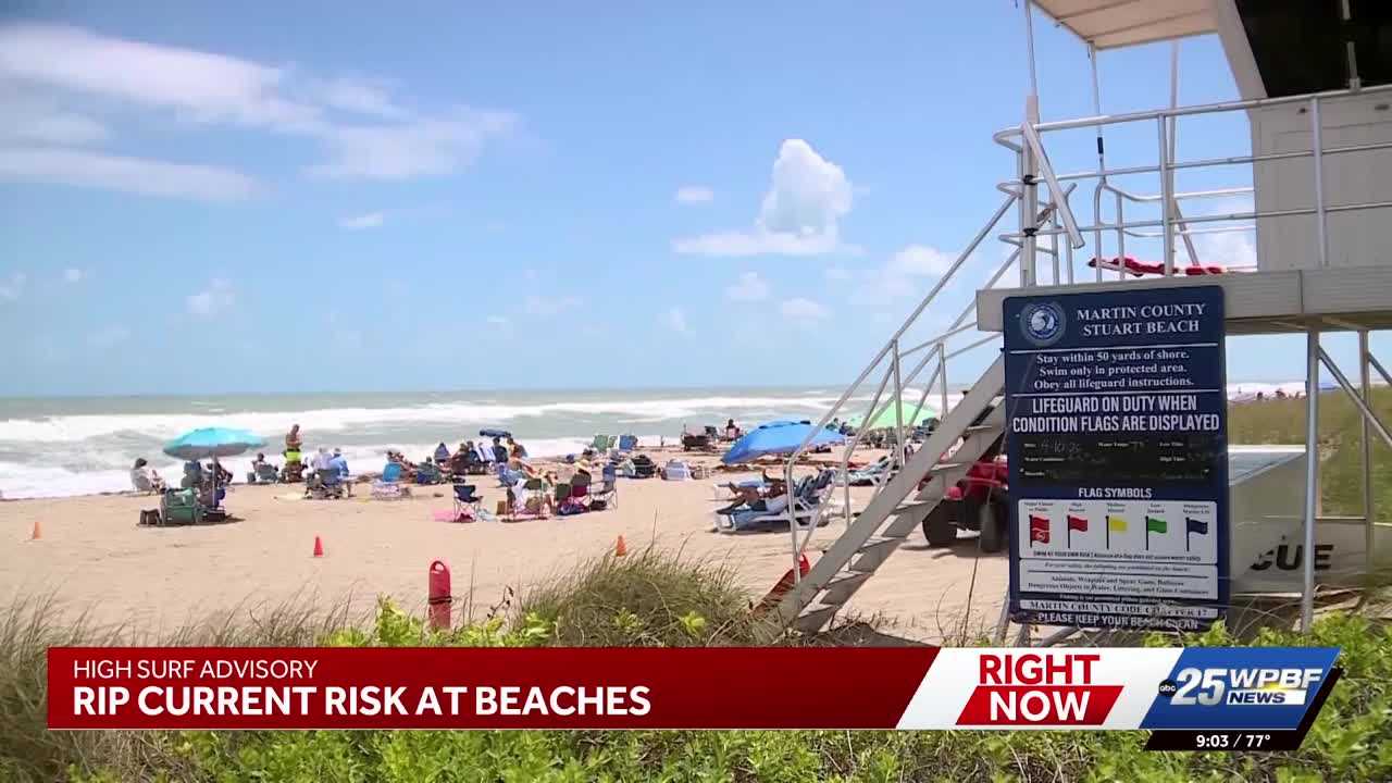 South Florida beaches under rip current warning as lifeguards urge swimmers to stay safe — WPBF West Palm Beach, Moraga Sports news