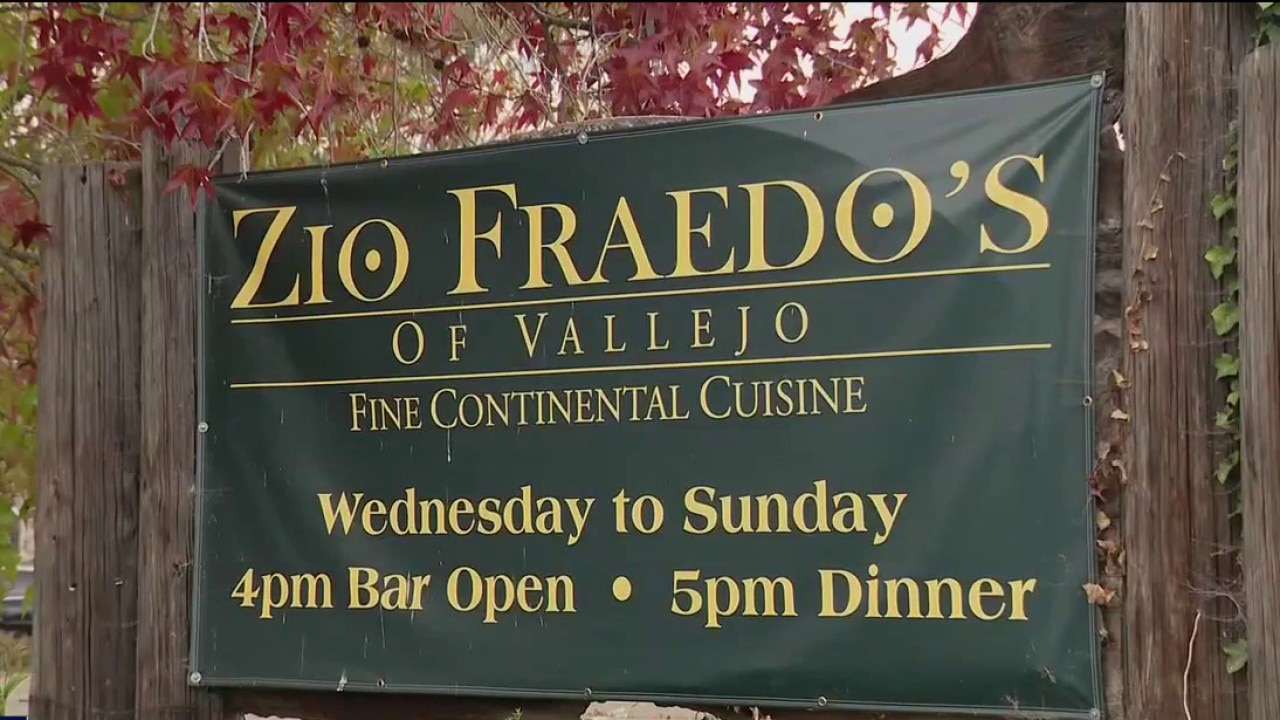 Zio Fraedo’s waterfront restaurant to close Vallejo location after 20 years — KTVU FOX 2 Bay Area
