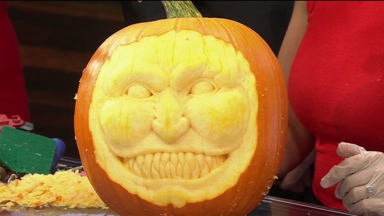 Finished product: Professional pumpkin carver shows off creation she made on 'Mornings on 2' — KTVU FOX 2 Bay Area