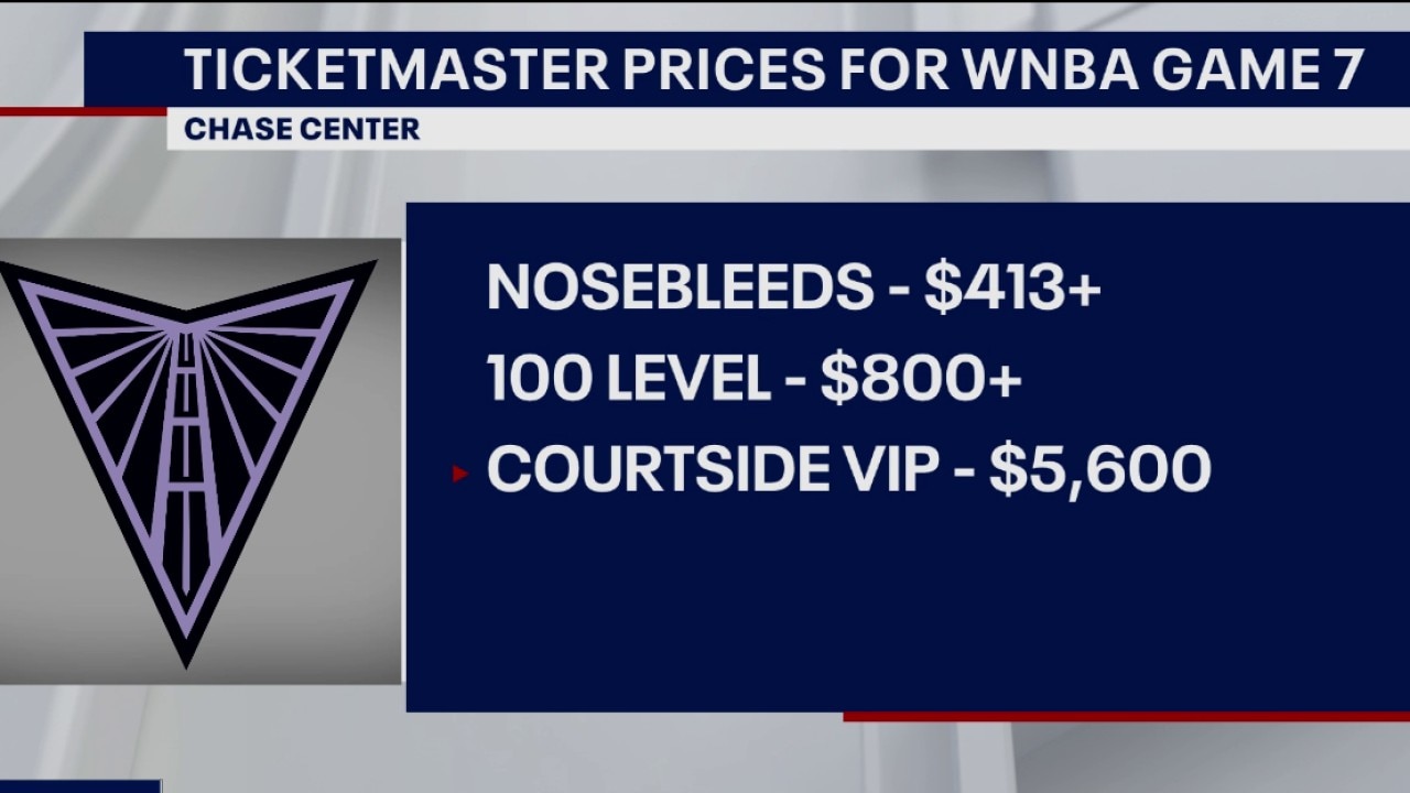 How much are tickets to the Valkyries-Dream WNBA Game 7? — KTVU FOX 2 Bay Area